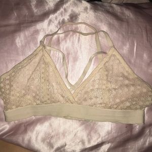 Light pink lace bralette